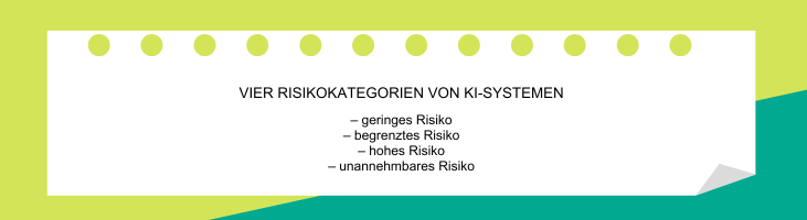KI-Systeme in Risikokategorien