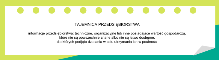 tajemnica przedsiębiorstwa