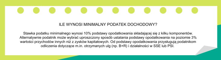 ile wynosi minimalny podatek dochodowy