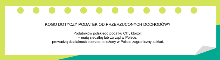 kogo dotyczy podatek od przerzuconych dochodów