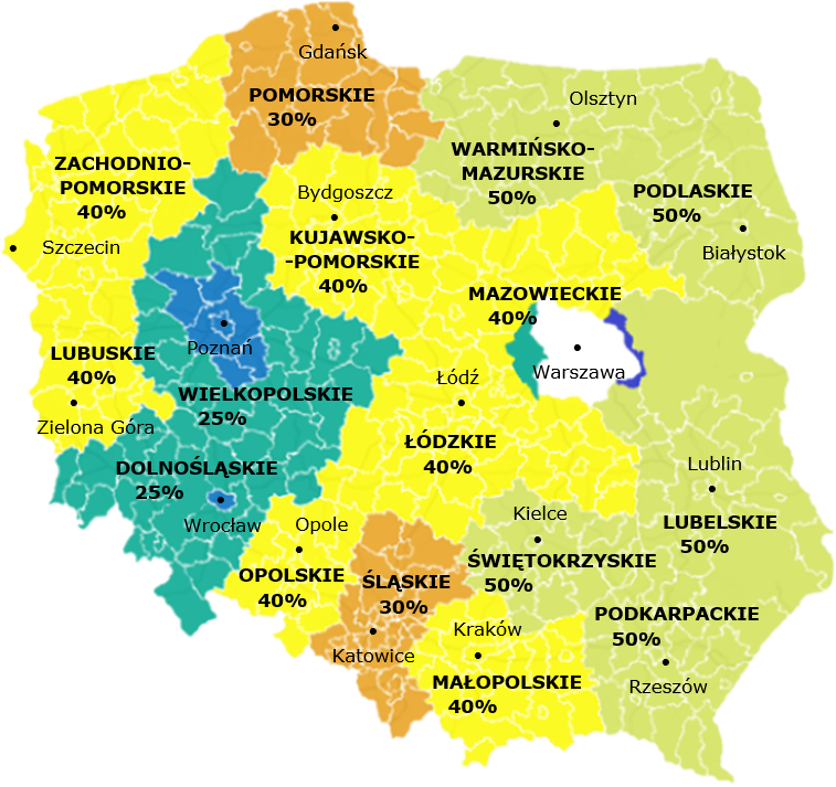 mapa pomocy regionalnej 2025