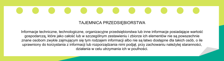 tajemnica przedsiębiorstwa