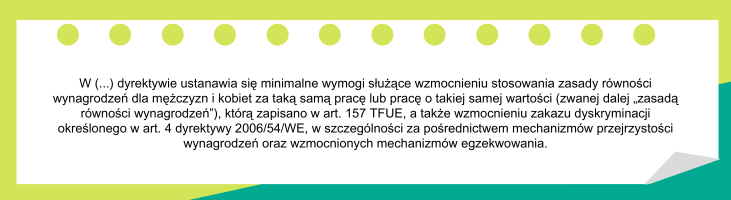 równość wynagrodzeń kobiet i mężczyzn