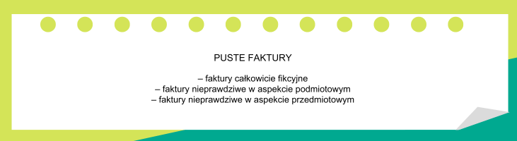 co to są puste faktury