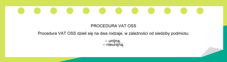 procedura VAT OSS